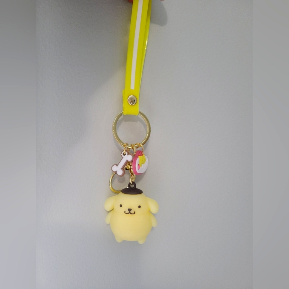 Pompompurin key ring or bag charm. NWOT.